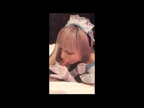 ❤️ Japonski idol [mayuka], kostum francoske služkinje, 1. del, fafanje in onaniranje z losjonom ❤❌ Porno na sl.pi-porno.ru ☑